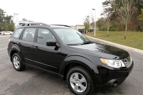 New 2013 subaru forester 2.5x w/alloy wheel pkg black *clearance priced*