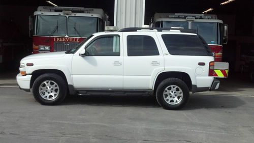 2003 chevrolet tahoe z71 fire / command / ems vehicle