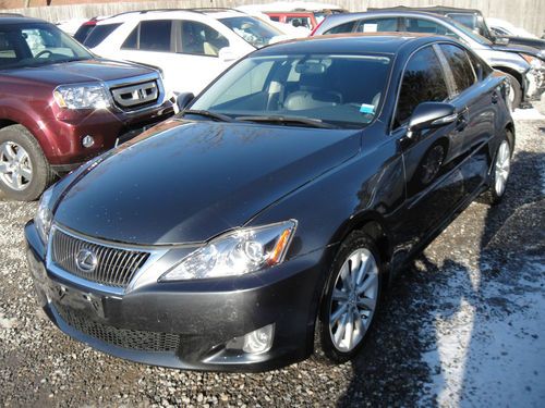 2009 lexus is250 awd - rebuildable salvage title