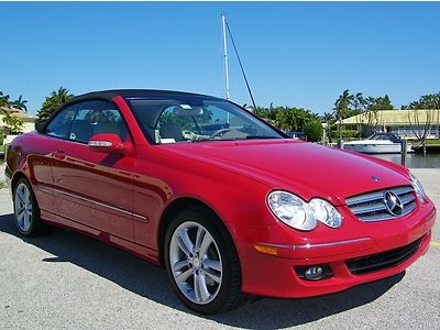 Mint! clean history! mercedes clk350 conv! htd sts! south fl car! call now!!