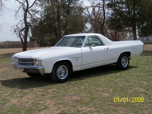 1971 chevrolet el camino v8 numbers matching