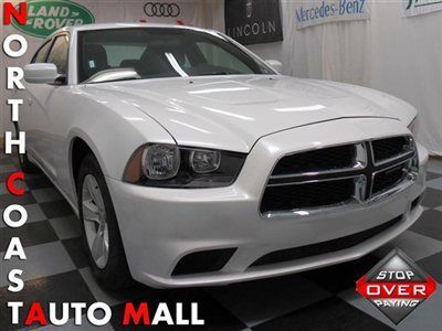2013(13)charger se fact w-ty only 19k white/black start button sirius save huge!