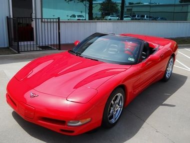 1998 corvette convertible, automatic, only 52k miles, red with black leather