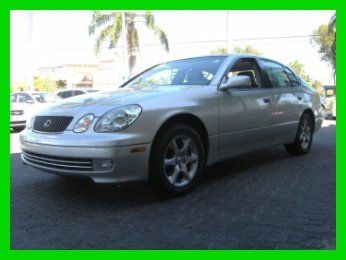 04 silver gs-300 3l i6 automatic sedan *power leather seats *cd changer *sunroof