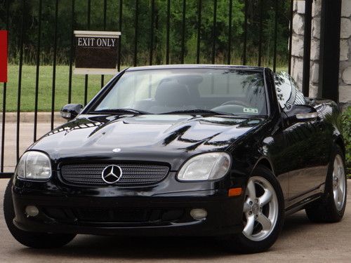 2001 mercedes slk320~roadster~v6~ 6speed~two ton leather~limited edition~!!!!!!!