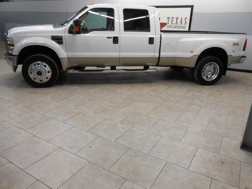 08 f450 4wd dually lariat crew 6.4 diesel new tires we finance!!