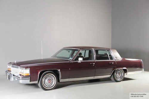 1986 cadillac fleetwood brougham 53k miles wood carriage top !