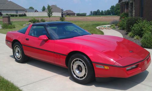 Collectible car, 26,539 original miles, red w/gray leather interior (1 of 3,759)