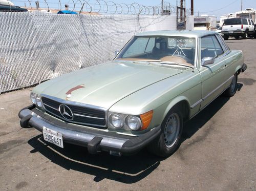 1974 mercedes 450slc, no reserve