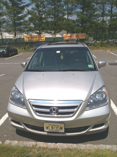 2007 honda odyssey ex-l with dvd res silver excellent for sale single owner