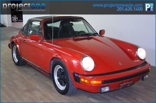 1983 porsche 911 sc targa manual red 69k miles 930 964 993