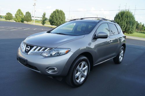 No reserve 2010 nissan murano sl awd leather back-up camera 1-owner warranty