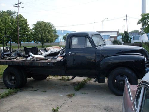 1951 chevy dump truck flat bed
