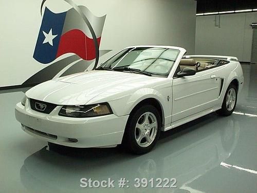 2003 ford mustang deluxe convertible pony leather nav! texas direct auto
