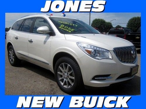 New 2013 buick enclave leather group msrp $46555 white diamond tricoat