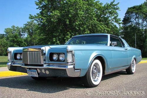 Beautifully restored 1970 lincoln mark iii (3) continental with rebuilt engine