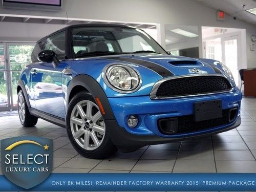 1 owner mini cooper s hardtop automatic premium pano roof only 8k miles!