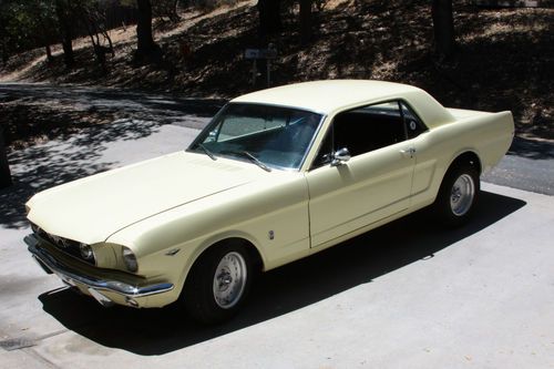 Beautifully restored "summertime yellow" 1966 mustang gt clone - new everything!