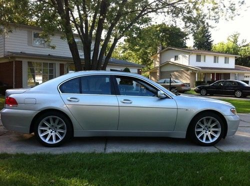 2003 bmw 7 series 745 // titanuim silver // immaculate //