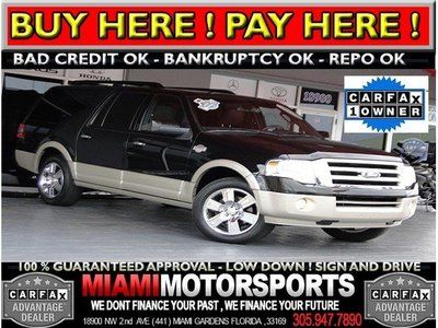 We finance '10 ford king ranch suv fully loaded 1 owner clean carfax
