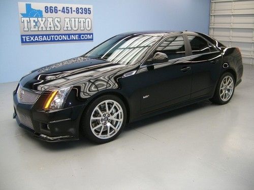 We finance!!!  2010 cadillac cts-v supercharged 556 hp pano roof nav texas auto