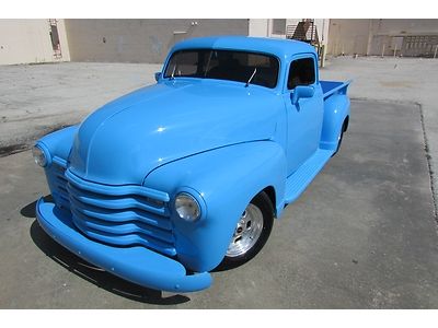 Chevrolet 3100 hot pro street rod chopped tubbed pickup truck must see 100 pics