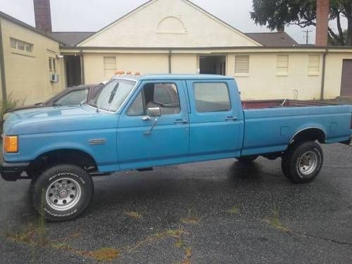 1990 ford f350 crew cab long bed 5spd 4x4