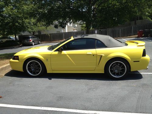 2001 cobra mustang convertible stroked &amp; supercharged