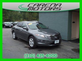 2011 honda used crosstour ex-l 4wd leather moon one 1 owner free clean carfax