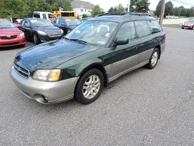 01 subaru outback ltd leather all whel drive one owner clean carfax no reserve