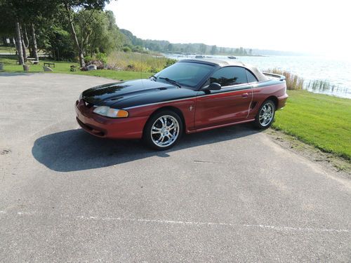 1996 mustang convertible custom paint, tires and rims
