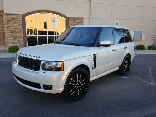2012 land rover range rover supercharged sport utility 4-door 5.0l overfinch kit