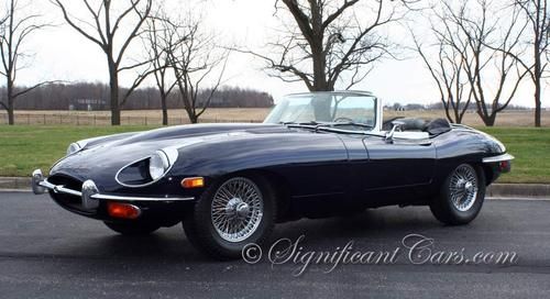 1970 jaguar xke series 2 ots - concours restoration! 22k original miles!