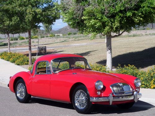 1959 mga coupe stunning frame off restoration chrome wire wheels rust free!!!