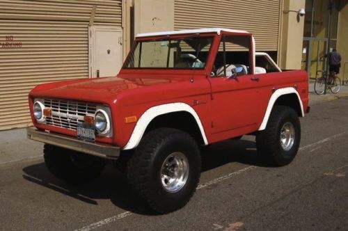 1971 ford bronco. turnkey, body-off restored, serviced &amp;ready to go! runs strong
