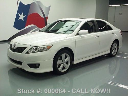2010 toyota camry se sunroof leather ground effects 58k texas direct auto