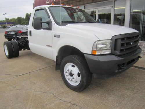 2004 ford f-450 xl super duty power stroke diesel chassis &amp; cab 4wd come see!