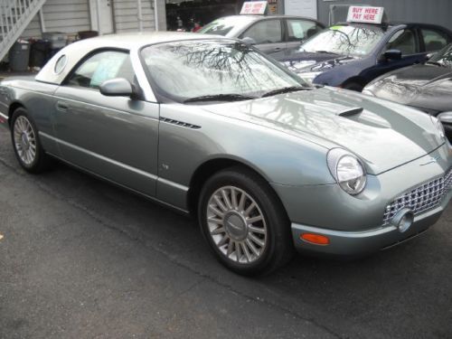 2004 ford thunderbird pacific coast roadster only 13 miles  immaculate