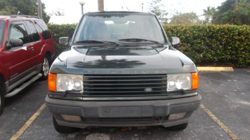 1995 range rover, green exterior with beige interior, 4.0 se 4dr suv awd 4x4