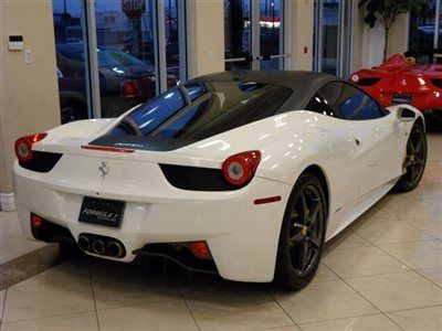 Find Used 2012 Ferrari 458 Italia Coupe White Cuoio In Miami