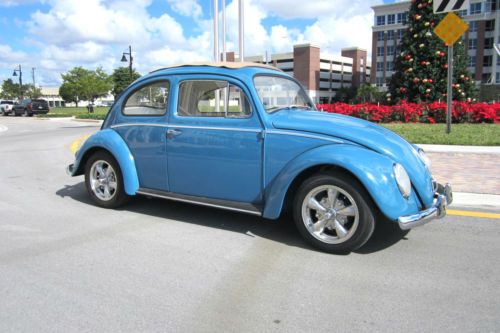 Mint 1959 vw beetle, rare sunroof, completely restored, original, no reserve!