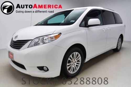9k one 1 owner low miles 2013 toyota sienna van v6 xle roof fwd nav leather