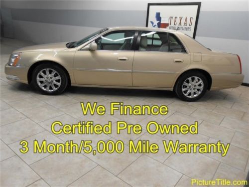 08 cadillac dts v8 leather heated cooled seats warranty we finance texas