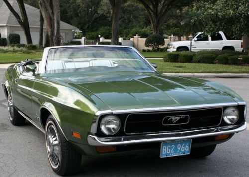 Restored &amp; ready to drive - 1972 ford mustang convertible - 2k miles