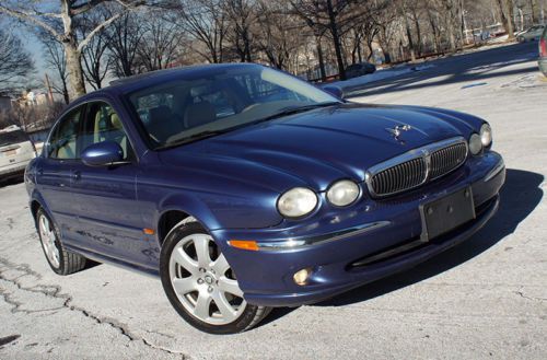 2004 jaguar x-type awd 3.0l - clean shape sunroof leather loaded luxury sedan