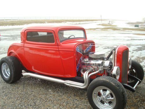 1932 ford 3 window coupe,  model a, hot rod, street rod, pro street