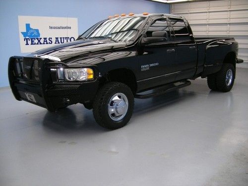 We finance! 2005 dodge ram 3500 hd slt 4x4 5.9 cummins diesel dually 6 spd 1 own