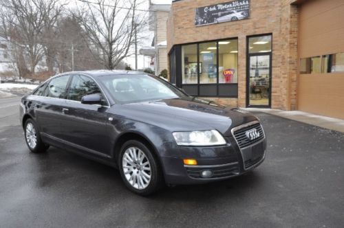 2007 audi a6 **no reserve**4dr sdn 4.2l cd awd abs  6-speed a/t 8 cyl engine a/c