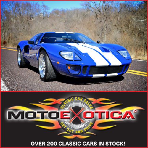 1966 gt40 north america replica - 351w ford racing engine - carbon fiber body- !