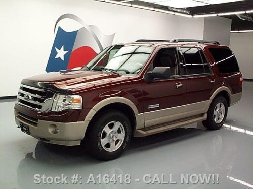 2007 ford expedition eddie bauer 4x4 8pass leather 63k! texas direct auto
